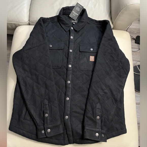 NWT - Brixton Men’s Cass Quilted Insulated Fleece Jacket - Size L - Picture 9 of 15